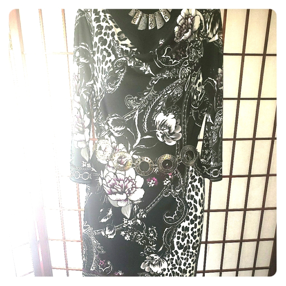 White House Black Market Cowl neck Mini Dress